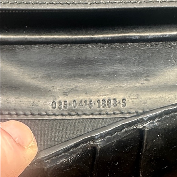 GUCCI Black Nylon Bamboo Long Wallet Tom Ford Era RARE! - Picture 8 of 12